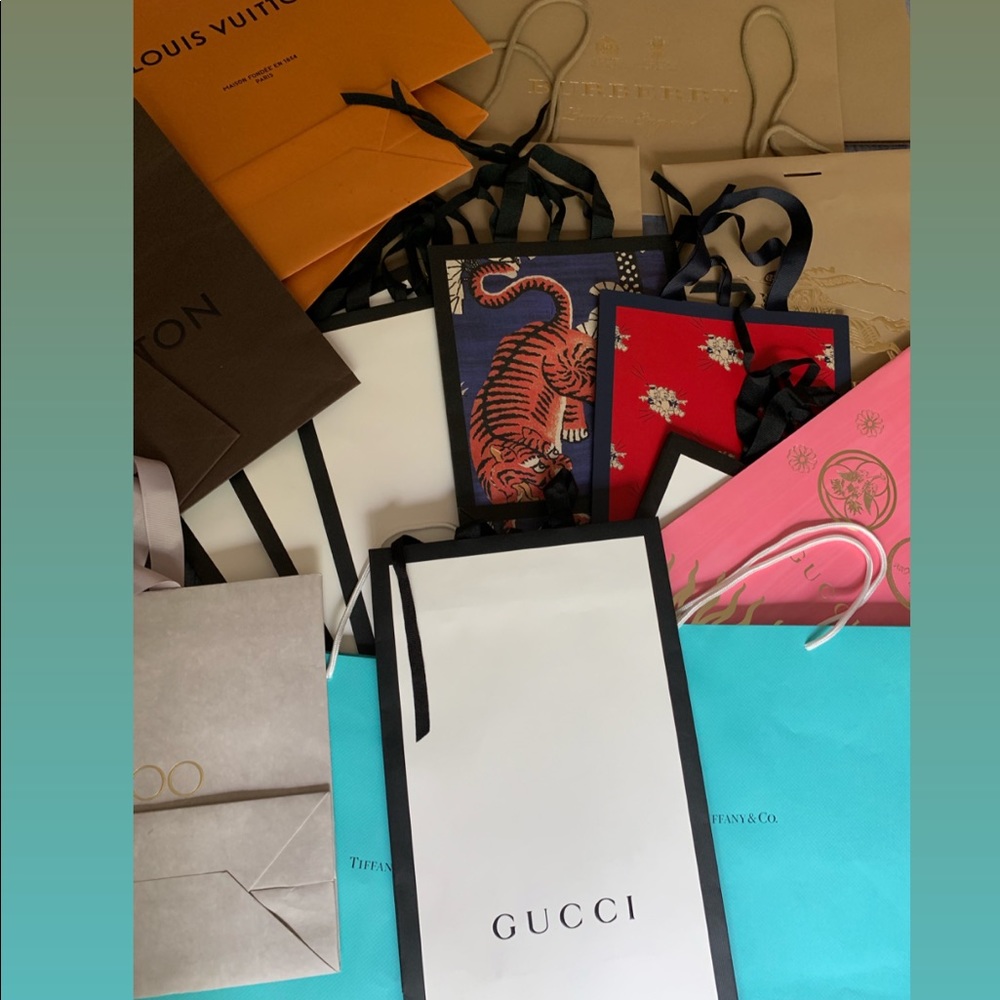 Designer paper bags